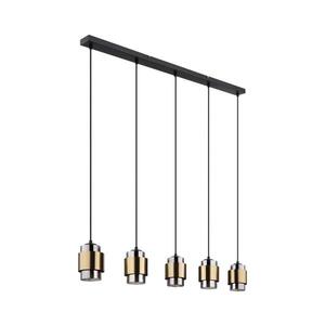 Imagine Globo 15560-5H - Lustră suspendată pe cablu MILLEY 5xE27/40W/230V negru/alamă