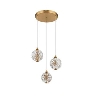 Imagine Globo 16047-3H - Lustră LED suspendată pe cablu VIRINA LED/24W/230V 3000K auriu