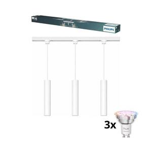 Imagine Philips - Lustră LED dimerizabilă pe cablu pentru sistemul de șină EASYLINK 3xGU10/4, 7W/230V 1m albă