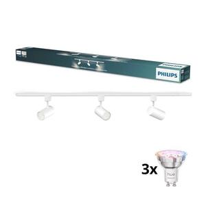 Imagine Philips-LED Spot reglabil pentru sistem de șină EASYLINK HUE 3xGU10/4, 7W/230V 1m alb