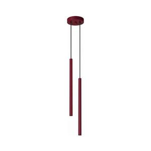 Imagine SL.2122 - Lustră suspendată pe cablu PASTELO 2xG9/8W/230V roșie