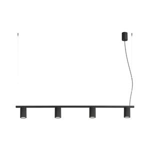 Imagine SL.2712 - Lustru suspendat pe cablu KARBON 4xGU10/10W/230V negru