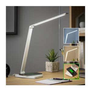 Imagine BRILAGI - Lampă de masă LED reglabilă, cu control tactil și încărcare wireless Qi, LED/7W/5V, 3000/4000/6000K, albă
