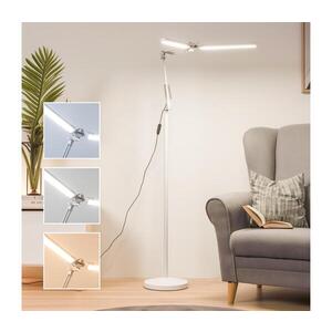 Imagine BRILAGI - Lampă de podea flexibilă VARIO LED reglabilă, 14W/230V, 157 cm, albă