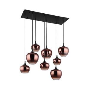 Imagine Globo 15548-8HG - Candelabru suspendat pe cablu MAXY 8xE27/40W/230V, cu finisaj cupru