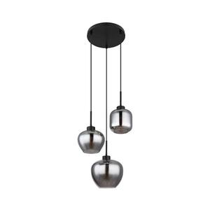 Imagine Globo 15549-3SH - Lampă suspendată pe cablu, finisaj mat, 3xE27/40W/230V, neagră