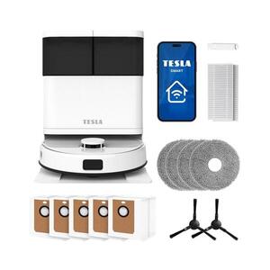 Imagine TESLA Electronics RoboStar - Aspirator robot inteligent 3 în 1, 5200 mAh, Wi-Fi, alb