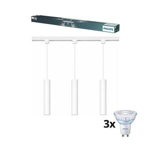Imagine Philips - Lustră LED reglabilă cu cablu pentru sistemul de șină EASYLINK 3xGU10/6, 2W/230V 1m alb
