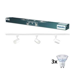 Imagine Philips - Spot LED dimabil pe șină, sistem EASYLINK 3xGU10/6, 2W/230V 1m alb