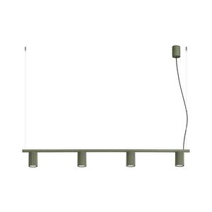 Imagine SL.2714 - Lustră suspendată pe cablu KARBON 4xGU10/10W/230V verde
