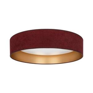 Imagine BRILAGI-LED Plafonieră VELVET SIMPLE LED/24W/230V 4000K Ø 45 cm vișiniu/auriu
