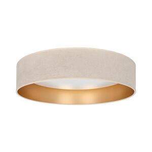 Imagine BRILAGI-LED Lampă LED dimabilă VELVET SM. VARI 24W/230V 3000–6500K Ø 45 cm crem/auriu+telecomandă