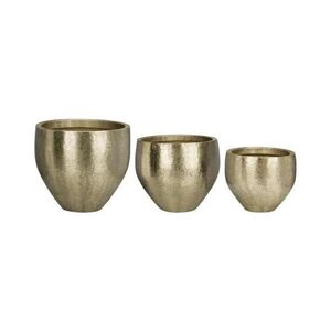 Imagine Eglo 428094 - Set de 3 vaze metalice OKAYAMA 92x86 cm aurii