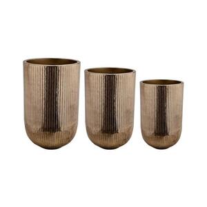 Imagine Eglo 428097 - SET de 3 vaze metalice OKAYAMA 77x51 cm, bronz