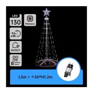 Imagine - Decorațiune LED de Crăciun pentru exterior, 120 cm, LED/3, 6W/230V, IP44, lumină albă rece