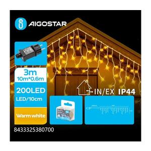 Imagine - Instalație LED de exterior pentru Crăciun 200xLED/8 funcții 13x0, 6m IP44 alb cald