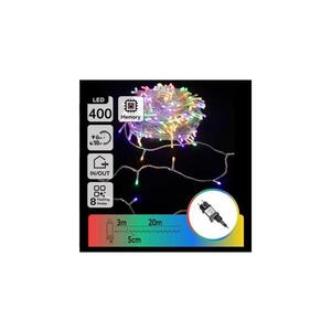 Imagine - Ghirlandă luminoasă de Crăciun LED RGBY pentru exterior 400xLED/6W/230V 20m IP44