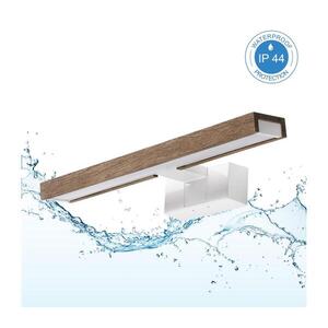 Imagine BRILAGI-LED Lumină pentru oglindă de baie 3-în-1 WOODY MIRROR LED/8W/230V 40 cm IP44 alb/stejar