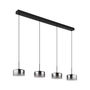 Imagine Globo 16024-4 - candelabru LED suspendat pe cablu BELINDA LED/24W/230V negru/fumuriu