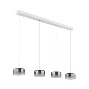 Imagine Globo 16024-4WR - Lustra suspendată pe cablu BELINDA LED/24W/230V alb/fumuriu