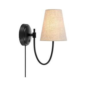 Imagine Markslöjd 108907 - Aplica de perete AMAR 1xE14/40W/230V bej/negru