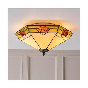 Imagine Endon 64284 - Plafonieră Tiffany NEVADA, 2xE27/60W/230V, diametru 40 cm