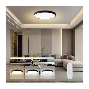 Imagine NEO 07314L-LED Plafonieră dimabilă SEMPLICI 128W/230V Ø100 cm Wi-FiTuya negru + telecomandă