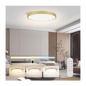 Imagine NEO 07312L-LED Plafonieră LED dimabilă SEMPLICI 128W/230V Ø100 cm Wi-Fi Tuya auriu + telecomandă
