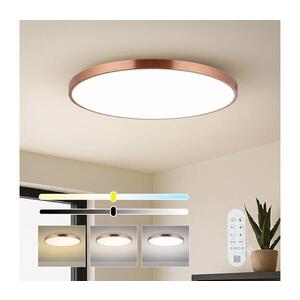 Imagine NEO 07324L-LED plafonieră dimmabilă SEMPLICI 128W/230V diametru 100 cm Wi-Fi Tuya auriu+telecomandă
