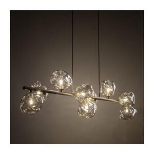 Imagine BRILAGI - Lustru suspendat pe cablu VULCANO 9xG9/8W/230V bronz/bej fumuriu
