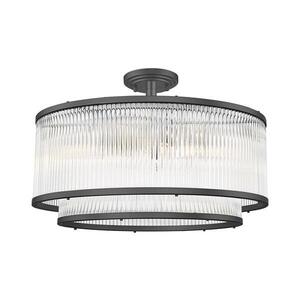 Imagine BRILAGI - Lustră aplicată RAMOS 6xE14/60W/230V neagră