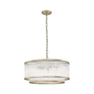 Imagine BRILAGI - Lustru suspendat pe lanț RAMOS 6xE14/60W/230V auriu