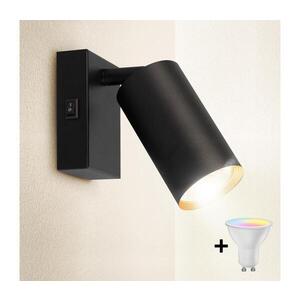 Imagine BRILAGI - Aplica de perete tip spot LED dimabilă SELE, 1xGU10/4, 8W/230V, negru/auriu