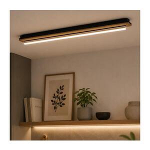 Imagine BRILAGI - Plafonieră LED WOODY FLAT LED/25W/230V 118 cm stejar/negru