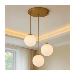 Imagine Candelabru pe cablu BALLISTIC 3xE27/40W/230V, finisaj auriu
