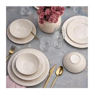 Imagine Set de veselă 24 piese crem/ceramică