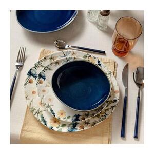 Imagine Set de masă 24 piese multicolor/albastru/porțelan