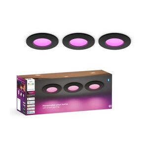 Imagine Philips - SET 3x LED RGBW dimerizabil, corpuri de iluminat încastrate pentru baie Hue SLIM LED/8, 3W/230V IP44