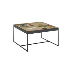 Imagine Masă de cafea PULSE 83x83 cm stejar/negru