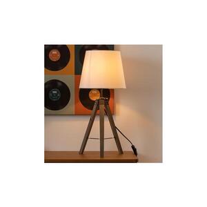 Imagine Lampă de masă Atmosphera RUNO 1xE27/25W/230V lemn/alb
