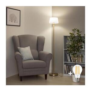Imagine BRILAGI - Lampadar LED CERIA 1xE27/20W/230V Ø 30 cm alb/auriu