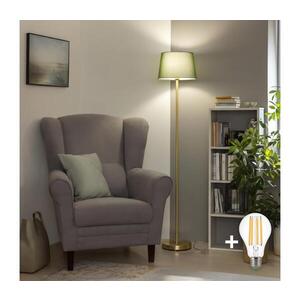 Imagine BRILAGI - Lampă LED de podea CERIA 1xE27/20W/230V, diam. 30 cm verde/auriu
