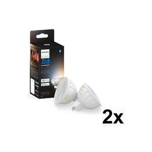 Imagine Set de 4 becuri LED dimabile Philips Hue WA GU5, 3/MR16/5, 1W/12V 2200-6500K
