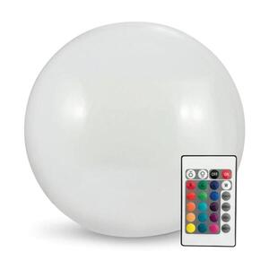 Imagine Lampă LED RGBW solară BALL LED/3, 7V 1500 mAh d. 50 cm IP65 + telecomandă
