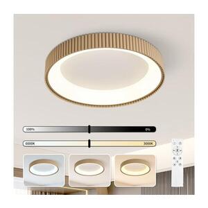 Imagine BRILAGI - Plafonieră LED dimabilă FALCON MODERN LED/54W/230V 60 cm bej + telecomandă