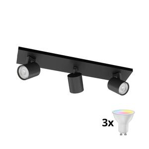 Imagine Philips - Spot LED RGBW dimerizabil RUNNER 3xGU10/6, 5W/230V negru