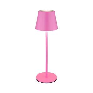 Imagine Globo 58488P-LED Lampă de masă VANNIE, reglabilă, cu control tactil, reîncărcabilă, pentru exterior, 3W/5V IP54 1800mAh roz
