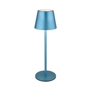 Imagine Globo 58488BL-LED Lampă de masă VANNIE, reîncărcabilă, cu control tactil și reglare a luminozității, pentru exterior 3W/5V IP54 1800mAh albastră