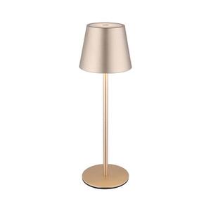 Imagine Globo 58488CH-LED VANNIE — Lampă de masă reîncărcabilă, dimmabilă, pentru exterior, 3W/5V, IP54, 1800mAh, alamă