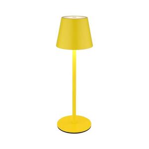 Imagine Globo 58488Y-LED Lampă de masă VANNIE, cu dimmer, tactilă, reîncărcabilă, pentru exterior, 3W/5V IP54 1800mAh, galbenă
